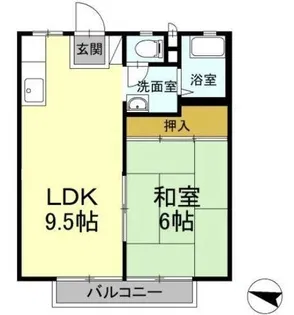 シルキーハイツ【206号室】の間取り