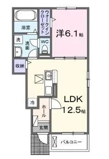 ニューライズ都【102号室】の間取り