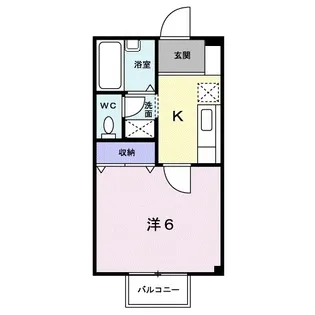 メイプルハイツ【101号室】の間取り