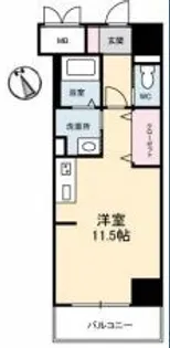 URBAN VISTA 中央町【503号室】の間取り