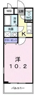 1Kの間取り画像