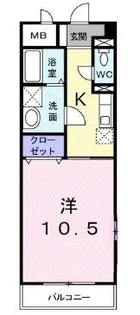 グランディール太田A【101号室】の間取り