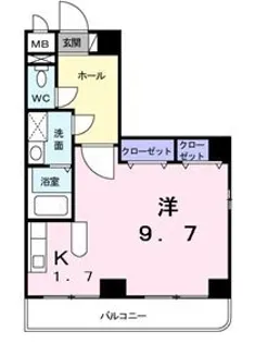 ガーデン アルバータ【301号室】の間取り
