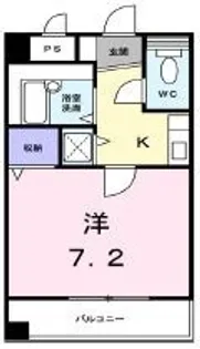 ジャンレジダンスM【201号室】の間取り
