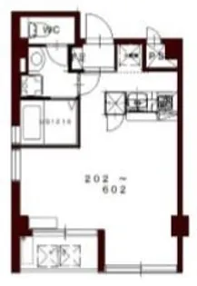 コリドールエスエフ【202号室】の間取り
