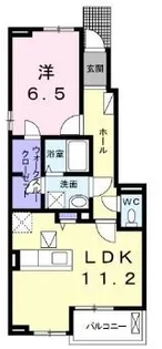 グランデ シーナⅣ【103号室】の間取り