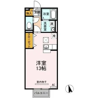 フルジェンテ太田【103号室】の間取り