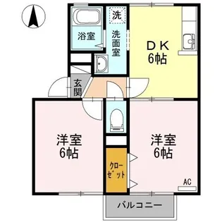 ビッグベアハイツA棟【201号室】の間取り