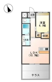 エスポワール【103号室】の間取り