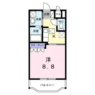 グランシャリオ【103号室】の間取り