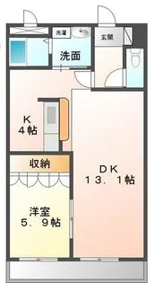 ロイヤルコーポ中川【103号室】の間取り