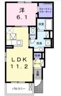 プロムナード 垂水Ⅲ【101号室】の間取り