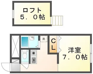 レオパレスプログレスIN【103号室】の間取り