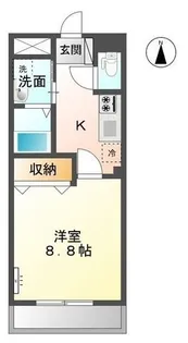 リリア【301号室】の間取り