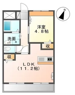 アルページュ【205号室】の間取り