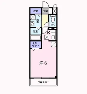 メゾニティー・室町【201号室】の間取り