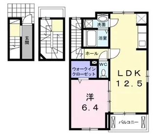 フェリーチェ太田【301号室】の間取り