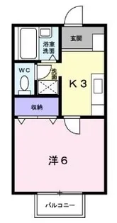 エトワールハイツ【205号室】の間取り