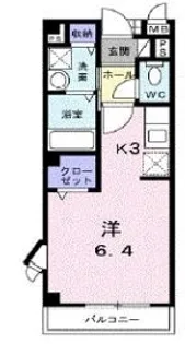 サニー・サイド3883 C【104号室】の間取り