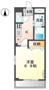 リリア【306号室】の間取り