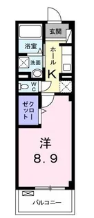 ラ・フォート【104号室】の間取り