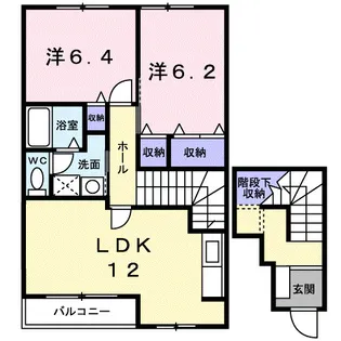 イターナルタクミ B【202号室】の間取り