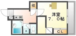 レオパレスパストラルフォレスト【111号室】の間取り