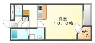 レオパレスあいれすと田村【107号室】の間取り