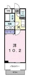 1Kの間取り画像
