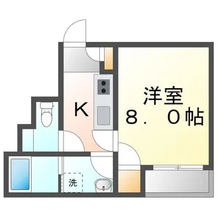クレイノオリージャ多賀町【101号室】の間取り