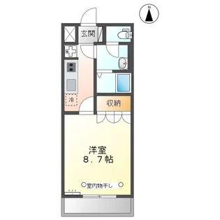 グランシャリオ【105号室】の間取り