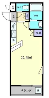 富士グランディール【301号室】の間取り