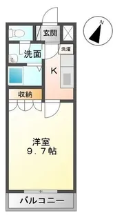 パル【102号室】の間取り