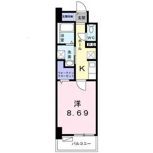 クラール上福岡【304号室】の間取り