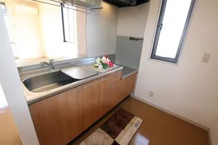 YMハイツ A棟【102号室】のキッチン