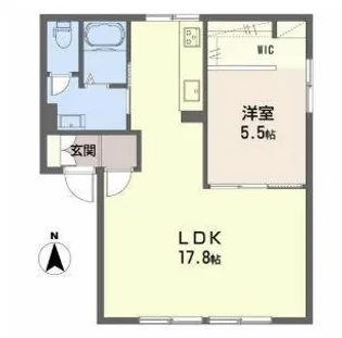 シャトレ・ケイ【102号室】の間取り