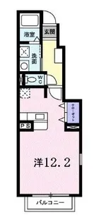 レクサス E【101号室】の間取り