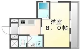 コリドールノール【404号室】の間取り