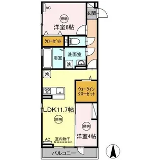 エミネンス【302号室】の間取り