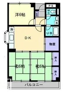カーサ松村【201号室】の間取り