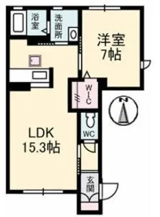 プロヌーブ三条【101号室】の間取り