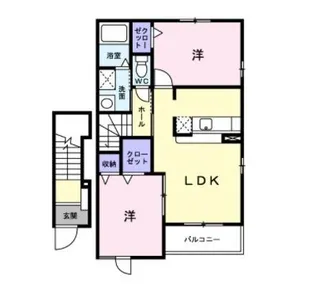 サンリット【204号室】の間取り
