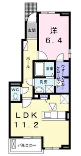エルシャーレA【0101号室】の間取り