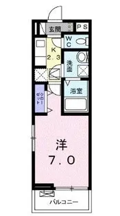 アンジューノ【0202号室】の間取り