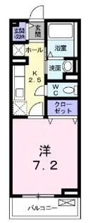 ヴィラ フィデール【0202号室】の間取り