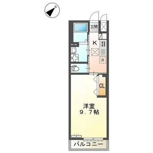 シェルト【0103号室】の間取り