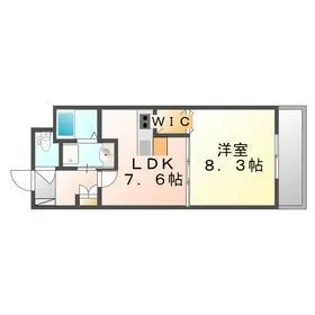 フラットリア春日【0310号室】の間取り
