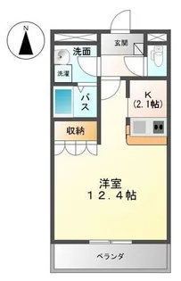 セイフティ パレK【0205号室】の間取り