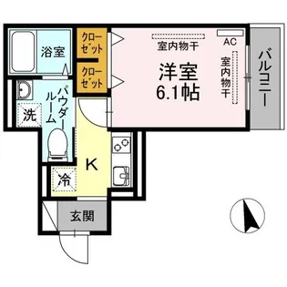 フレッチェ ボスコⅣ【0202号室】の間取り