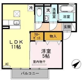 エル ソル【0103号室】の間取り